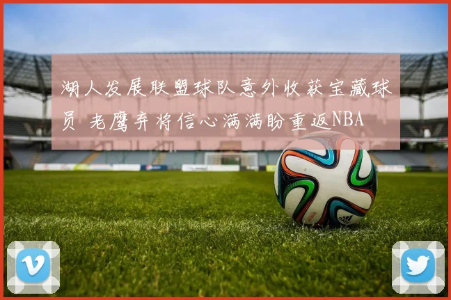 湖人发展联盟球队意外收获宝藏球员 老鹰弃将信心满满盼重返NBA